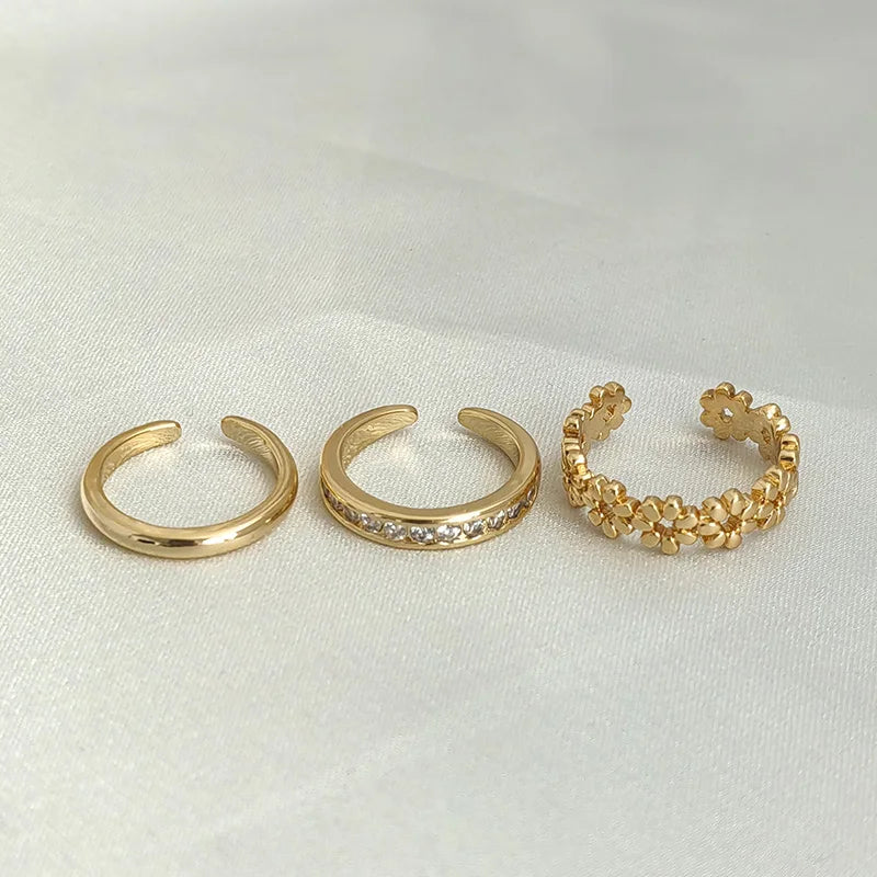 Golden Tide Toe Ring