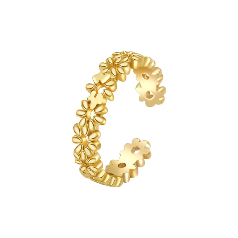 Golden Tide Toe Ring