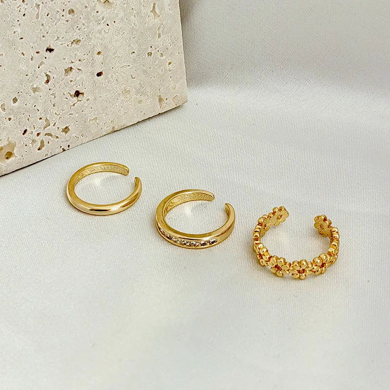 Golden Tide Toe Ring
