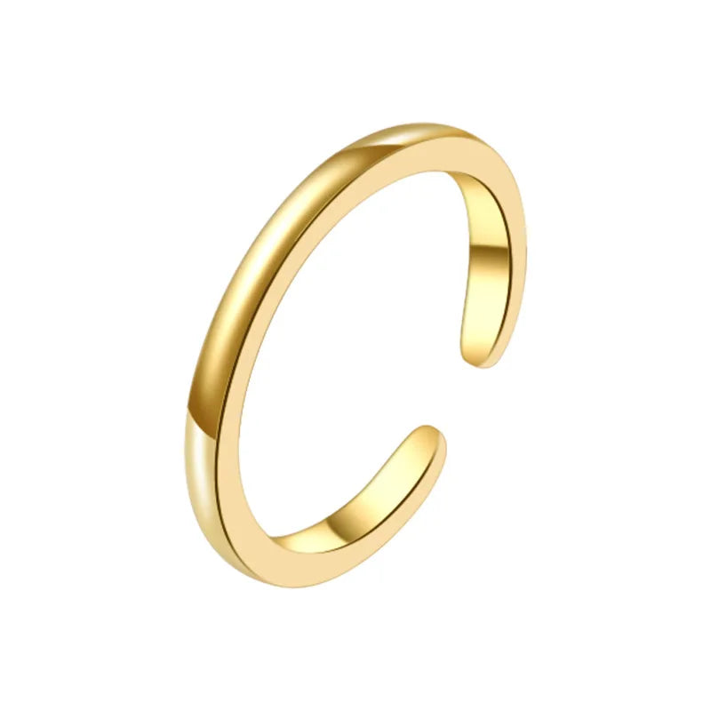 Golden Tide Toe Ring